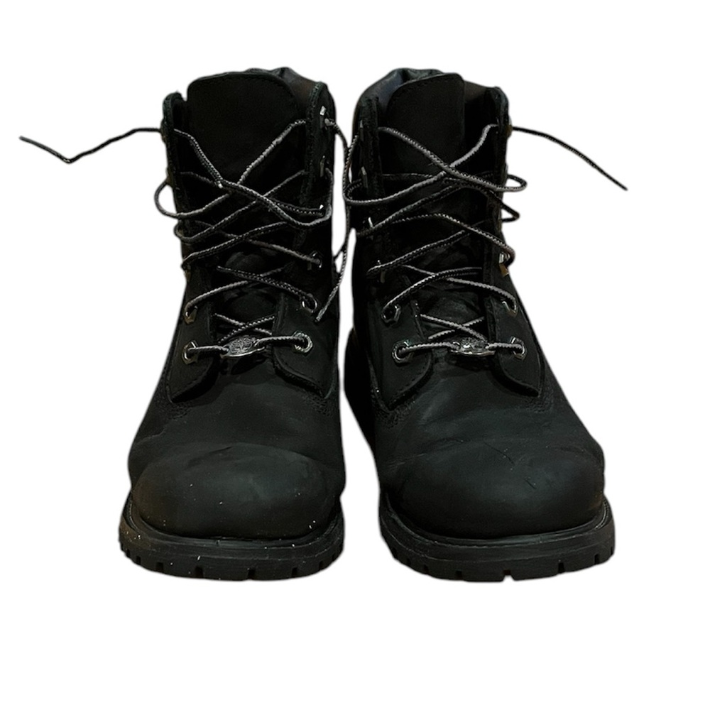 Timberland vintage women’s 8M black leather hiking boots